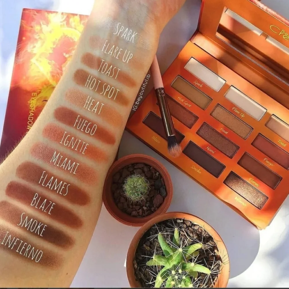Beauty Creations Hot Fire Eyeshadow Palette 12 pan New In Original Packa…